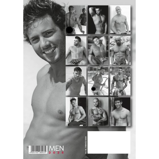 Pin-up Calendar Men 2025 - (1pcs)