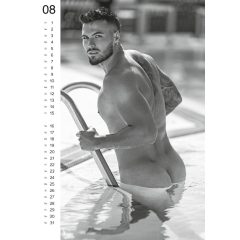 Nude men's calendar - 2025 (10pcs)