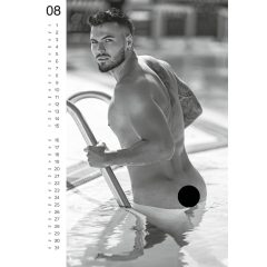 Nude men's calendar - 2025 (10pcs)