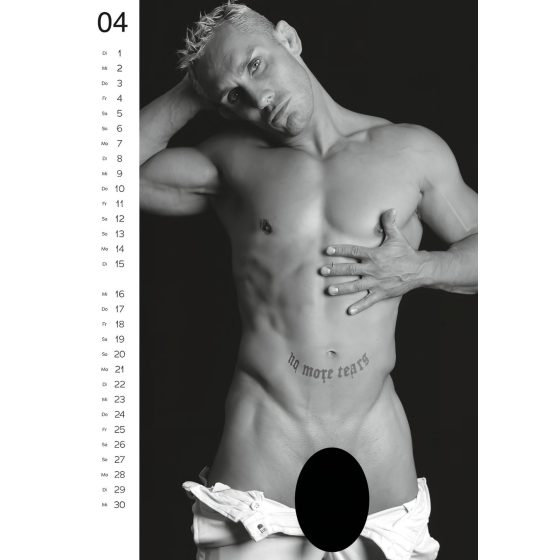 Naked Male Calendar 2025 (10 pcs)