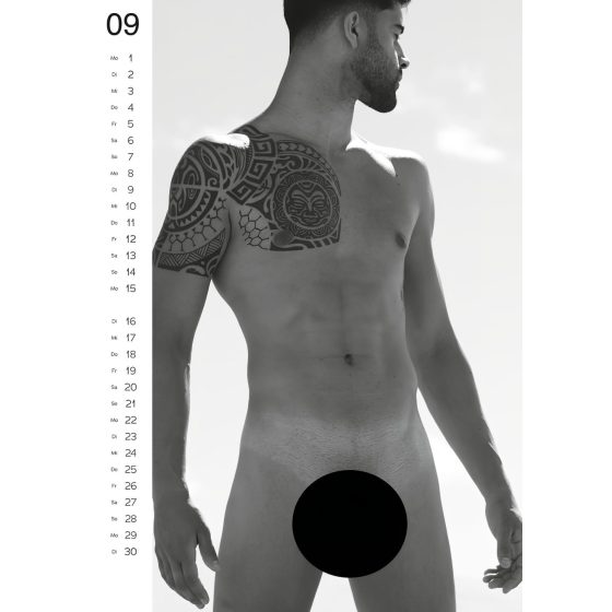 Naked Male Calendar 2025 (10 pcs)