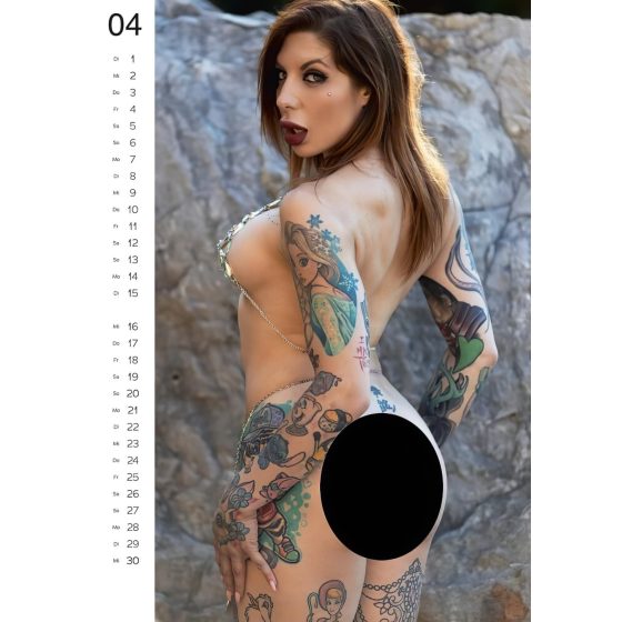 Tattoo Girls - Tattooed Women Calendar - 2025 (1pcs)