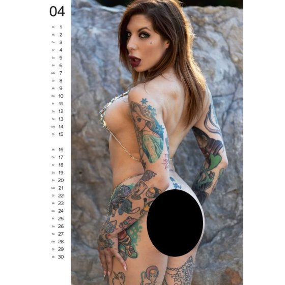 Tattoo Women Calendar 2025 (10 pcs)