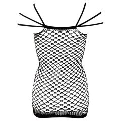 NO:XQSE - Fishnet Sex Mini Dress - Black (S-L)