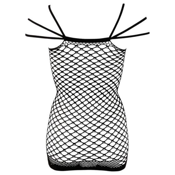 NO:XQSE - Sexy Fishnet Mini Dress - Black (S-L)