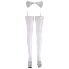 Cottelli - Lace Stockings (White)