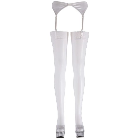 Cottelli - Lace Stockings (White)