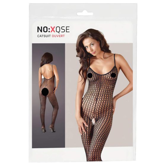 NO:XQSE - Open Mesh Bodysuit (Black)