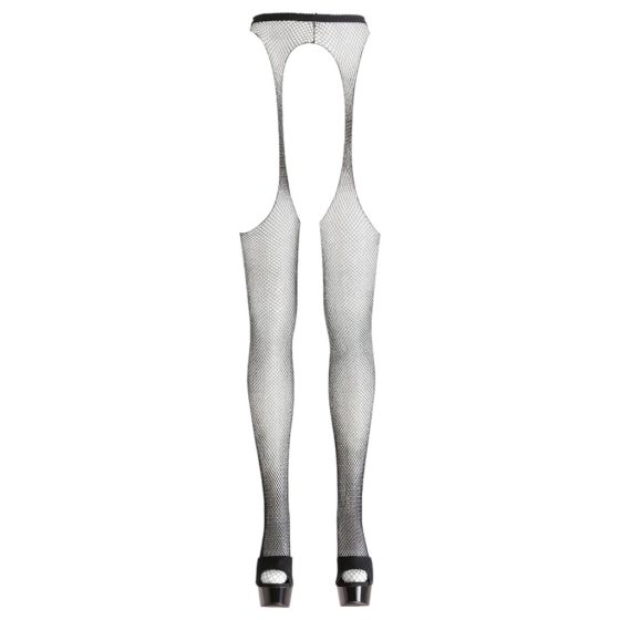 Cottelli - Mesh Sex Stockings (Black)