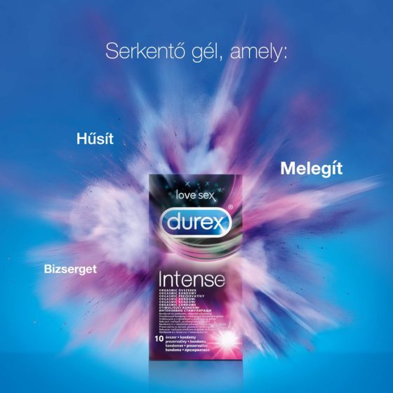 Durex Intense - Ribbed and Dotted Condom (10 pcs)