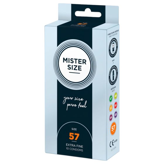 Mister Size Thin Condom - 57mm (10 pack)