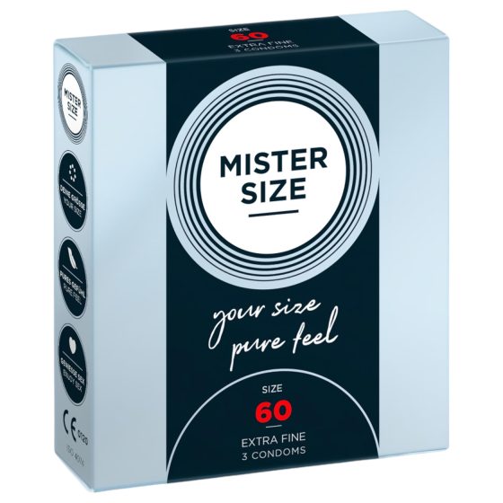 Mister Size Slim Condom - 60mm (3 Pack)