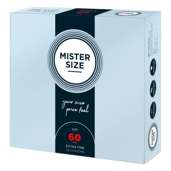 Mister Size thin condom - 60mm (36pcs)