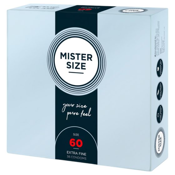 Mister Size Slim Condoms - 60mm (36 Pack)