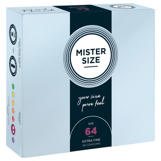 Mister Size Thin Condoms - 64mm (36 pcs)