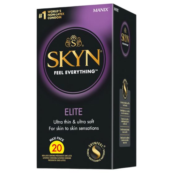 Manix SKYN Elite - Ultra Thin Latex-Free Condoms (20 pcs)