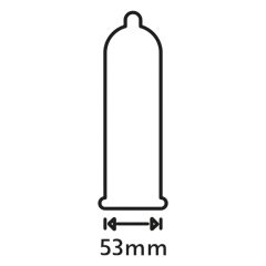 Secura Extra Fun - dotted condom - 53mm (12pcs)