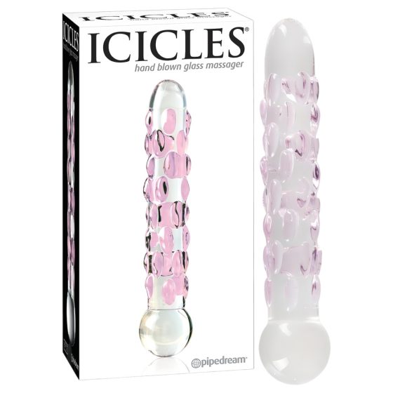 Icicles No. 7 - Glass Bead Dildo