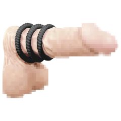 You2Toys - Desire Cock Ring Trio - Black