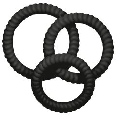 You2Toys - Desire Cock Ring Trio - Black