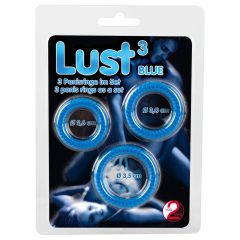 You2Toys - Desire Penis Ring Trio - Blue