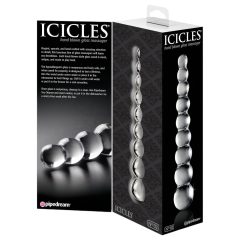 Icicles No. 2 - Bulbous Glass Dildo (Transparent)