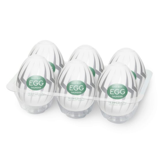 TENGA Egg Thunder - masturbation egg (6pcs)