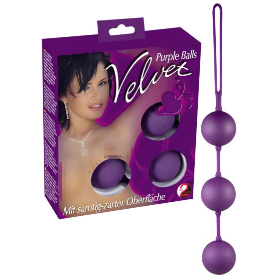 You2Toys - Velvet Purple, Triple Kegel Ball