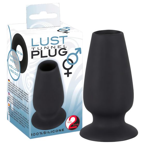 You2Toys - Lust Tunnel - Hollow Anal Expander (Black)