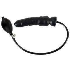 Inflatable Latex Dildo (Black)