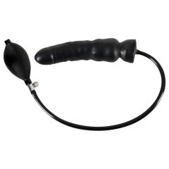 Inflatable Latex Dildo (Black)