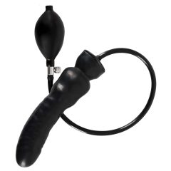 Inflatable Latex Dildo (Black)