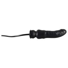 Inflatable Latex Dildo (Black)