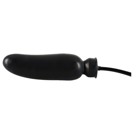 Inflatable Latex Dildo (Black)