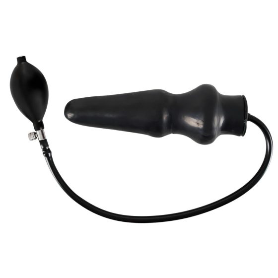 Inflatable Large Anal Cone (Black) - LATEX