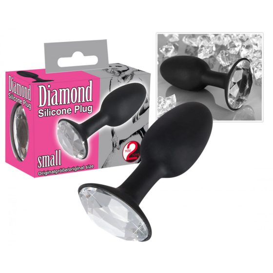 You2Toys - Diamond Silicone Butt Plug (Small)