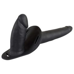 You2Toys - Silicone Strap-On Dildo Duo (Black)