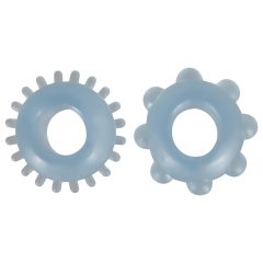 You2Toys - Penis Rings Duo (Transparent Blue)