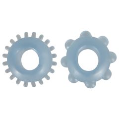 You2Toys - Penis Rings Duo (Transparent Blue)