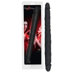 Bad Kitty - Silicone Double Dildo (Black)