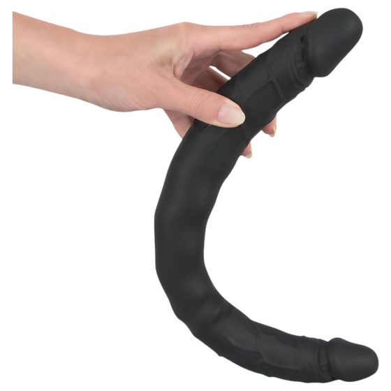 Bad Kitty - Silicone Double Dildo (Black)