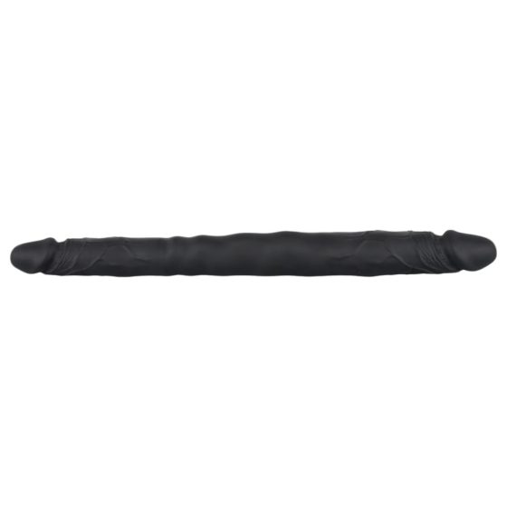 Bad Kitty - Silicone Double Dildo (Black)