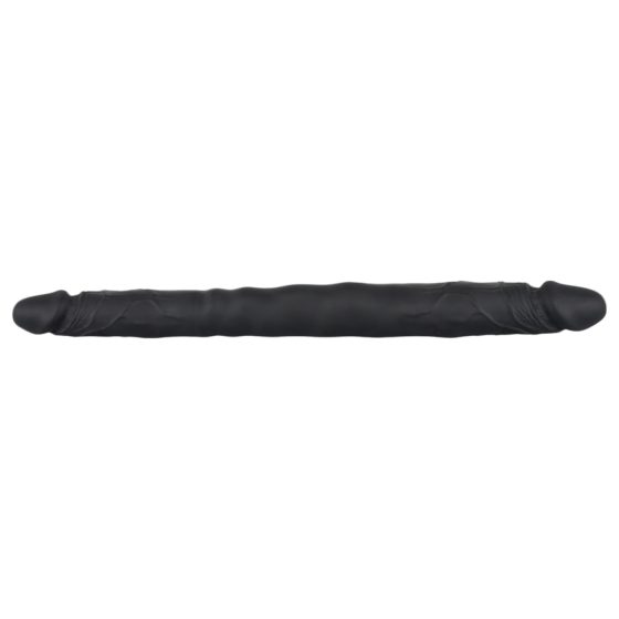 Bad Kitty - silicone double dildo (black)