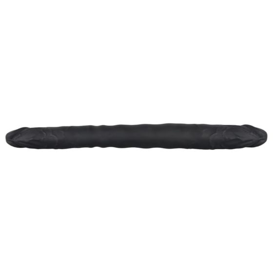 Bad Kitty - silicone double dildo (black)