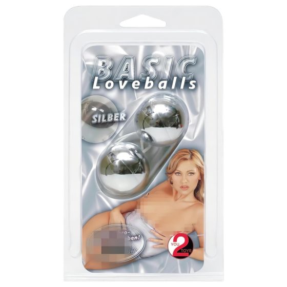 / You2Toys - Basic Ben Wa Balls - Silver