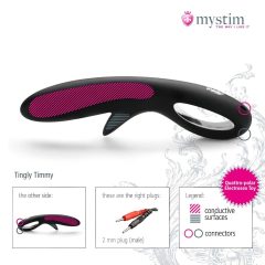 mystim Tingly Timmy - silicone electro-dildo