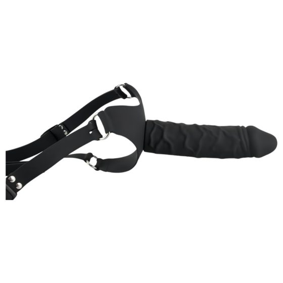 You2Toys - Silicone Strap-On Dildo (Black)