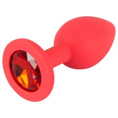 Colorful JOY - Silicone Anal Plug - Small (Red)