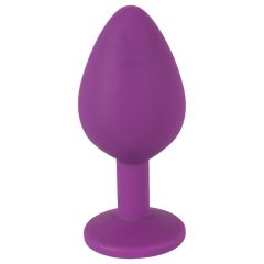 Colorful JOY - silicone anal plug - medium (purple)