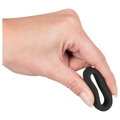 Black Velvet - Thick-Walled Cock Ring (2.6cm) - Black